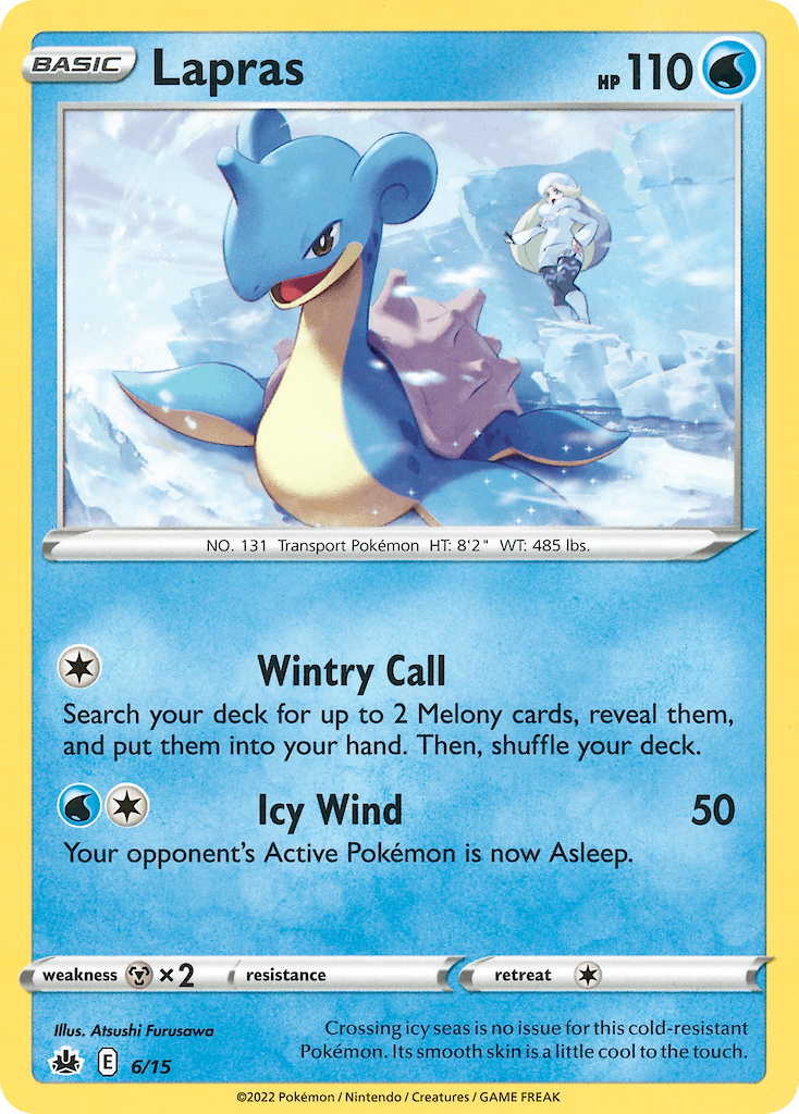 Carta Pokémon Lapras 6