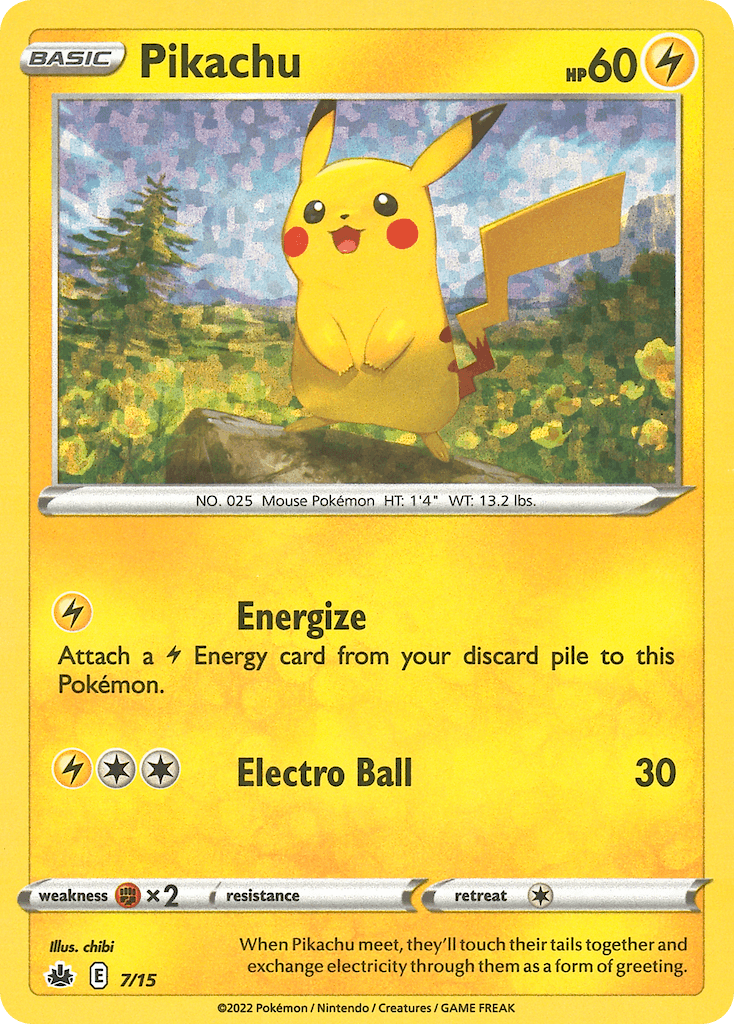 Carta Pokémon Pikachu 7