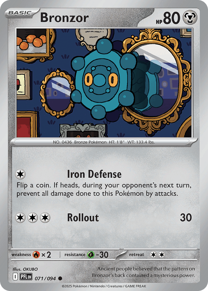 Carta Pokémon Bronzor 71