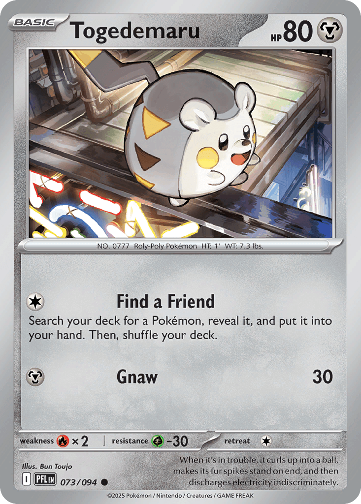 Carta Pokémon Togedemaru