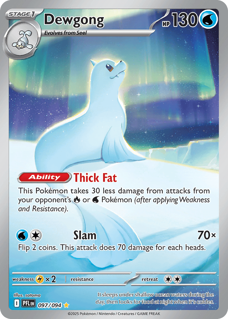 Carta Pokémon Dewgong 97