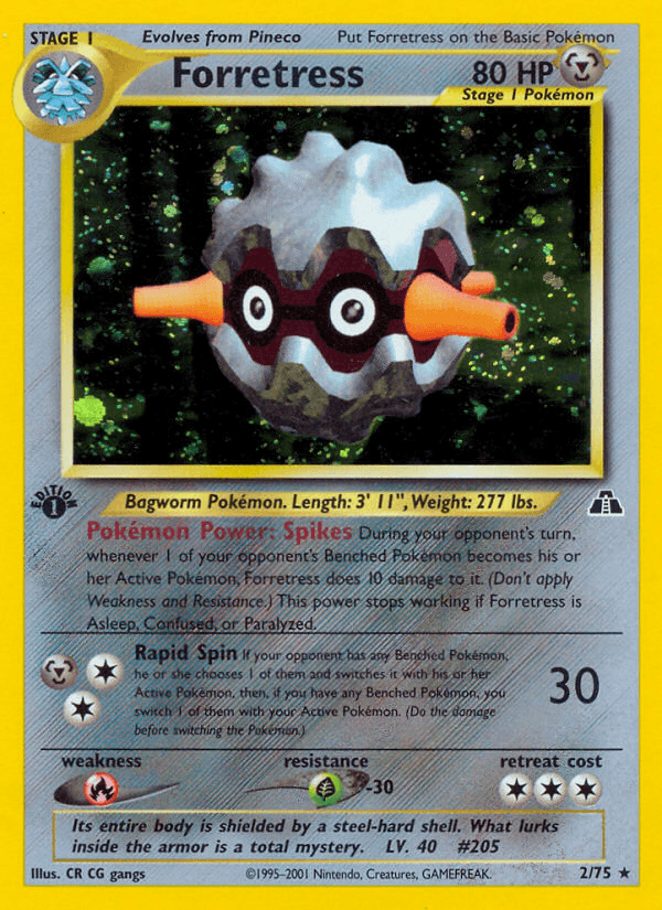 Carta Pokémon Forretress 2