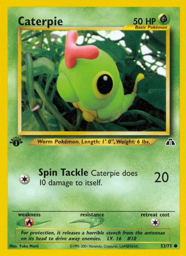 Carta Pokémon Caterpie 53