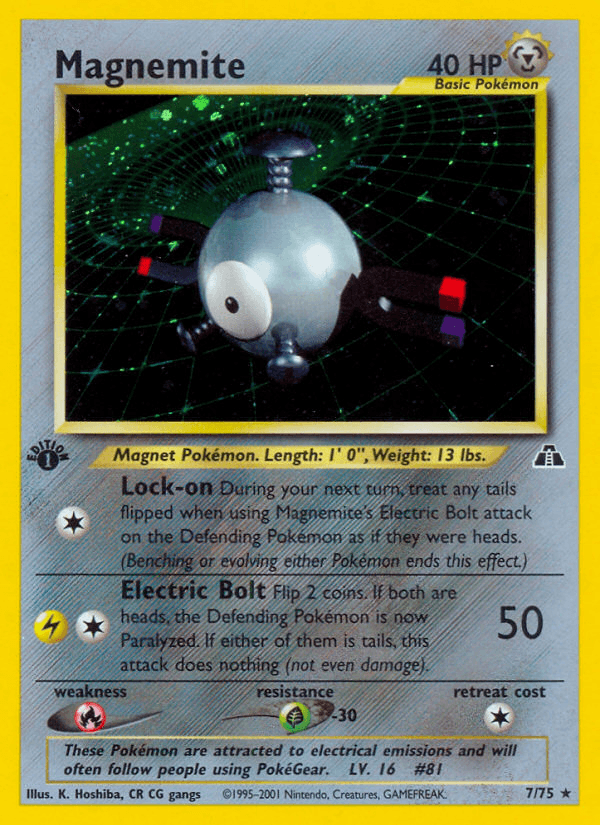 Carta Pokémon Magnemite 7