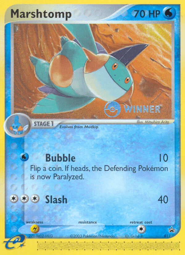 Carta Pokémon Marshtomp 11