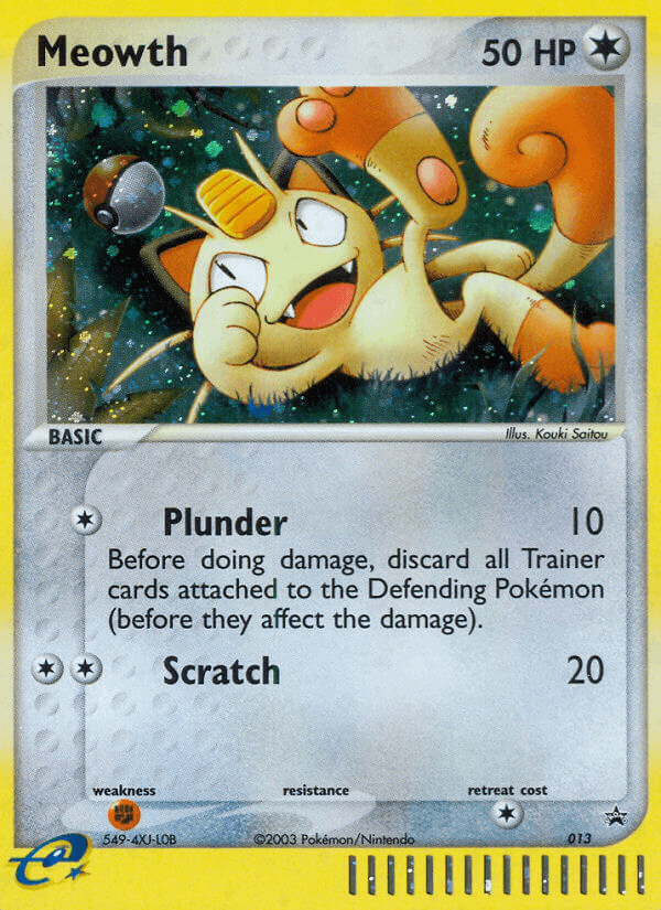 Carta Pokémon Meowth 13