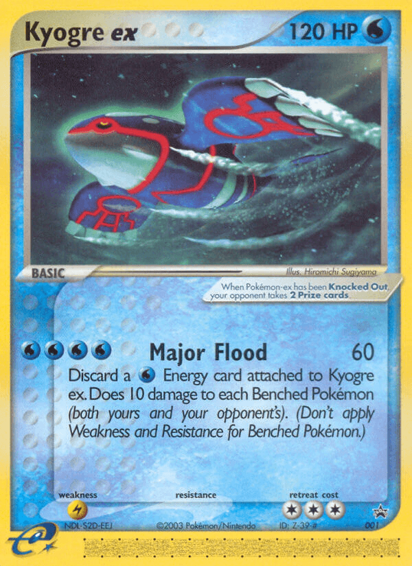 Carta Pokémon Kyogre ex 1