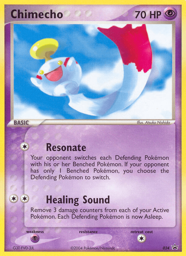 Carta Pokémon Chimecho 24