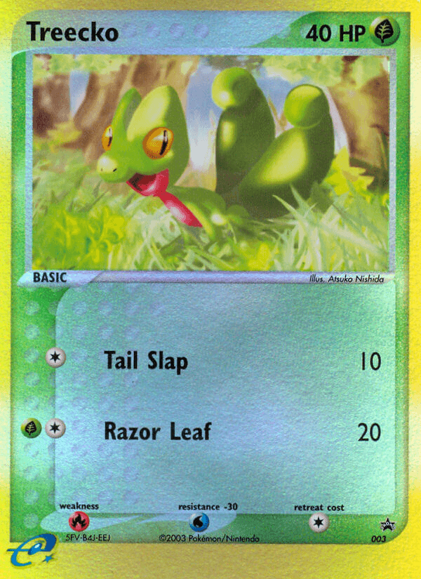 Carta Pokémon Treecko 3