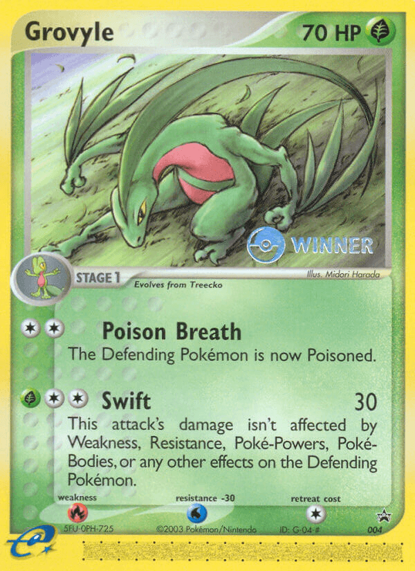 Carta Pokémon Grovyle 4