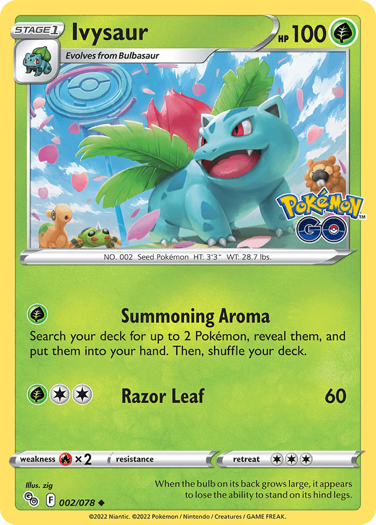 Carta Pokémon Ivysaur 2