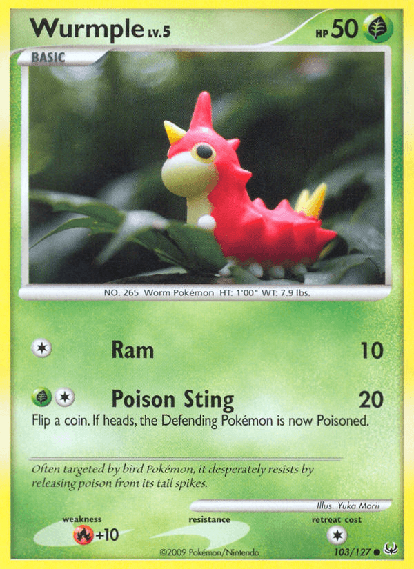 Carta Pokémon Wurmple 103