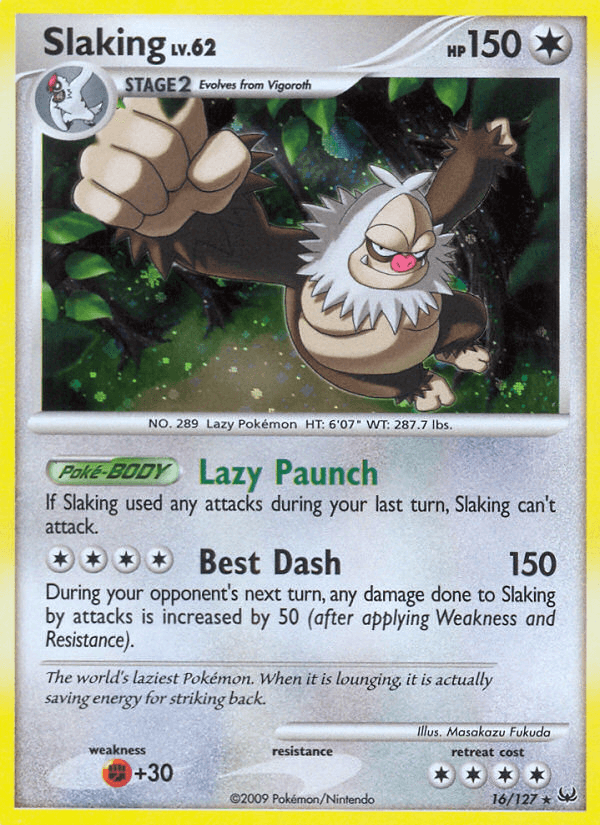 Carta Pokémon Slaking 16 de Platinum