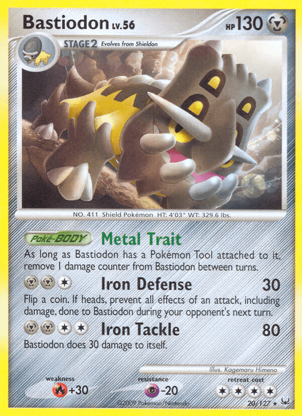 Carta Pokémon Bastiodon 20