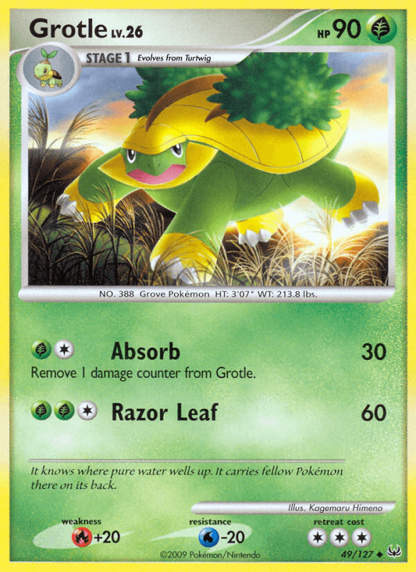 Carta Pokémon Grotle 49