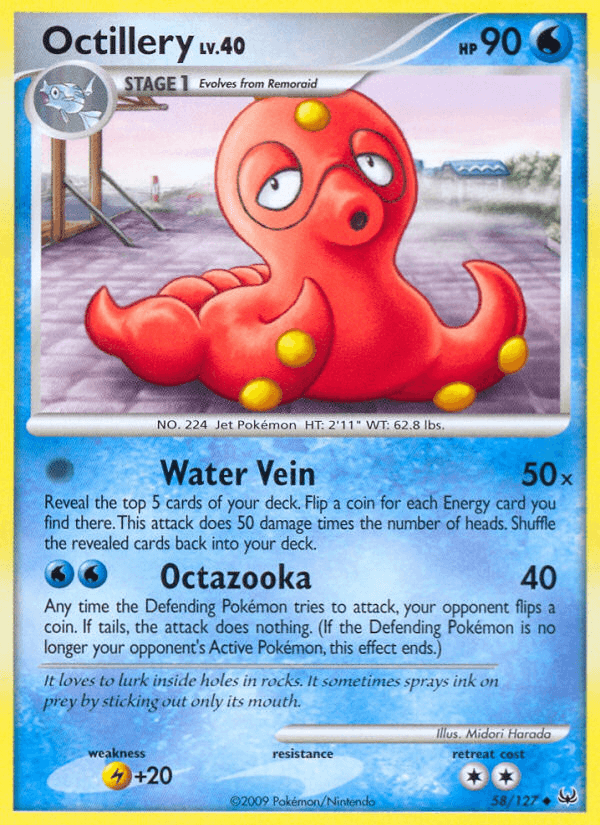 Carta Pokémon Octillery 58