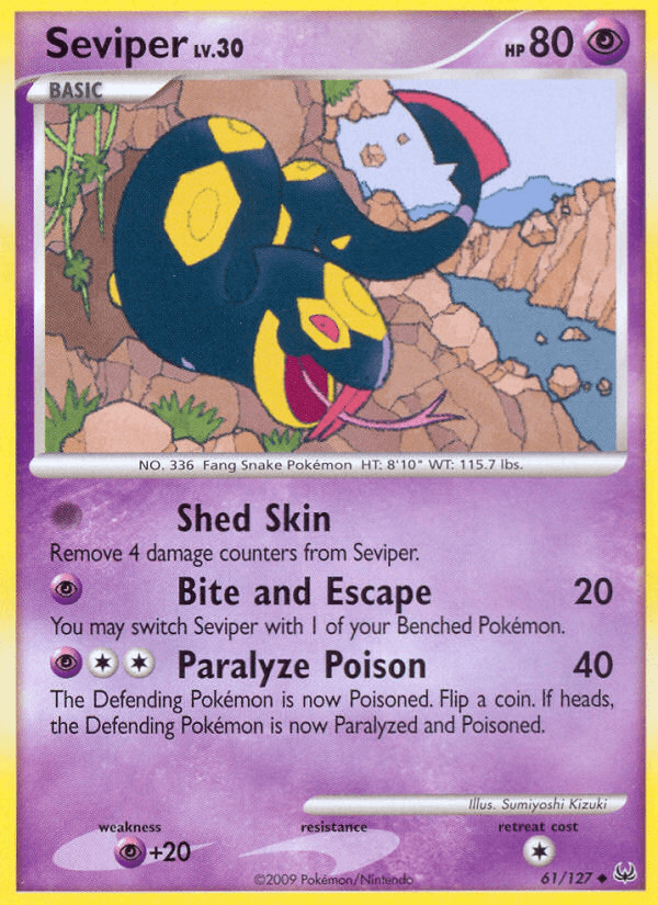 Carta Pokémon Seviper 61