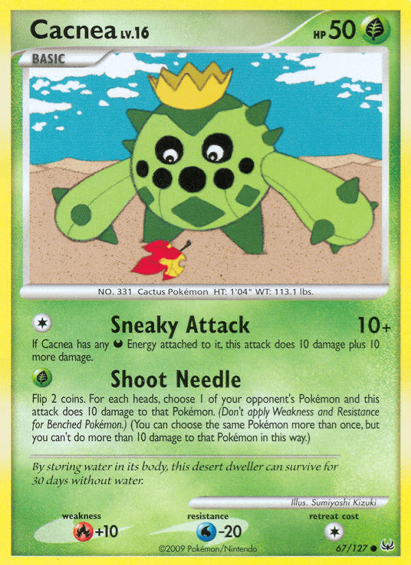 Carta Pokémon Cacnea 67