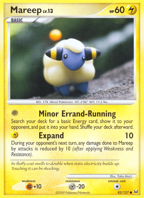 Carta Pokémon Mareep 82 de Platinum