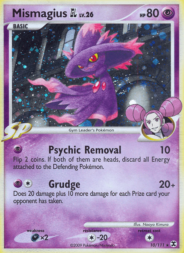 Carta Pokémon Mismagius GL 10