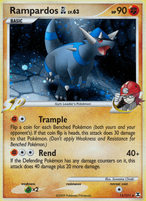 Carta Pokémon Rampardos GL 11