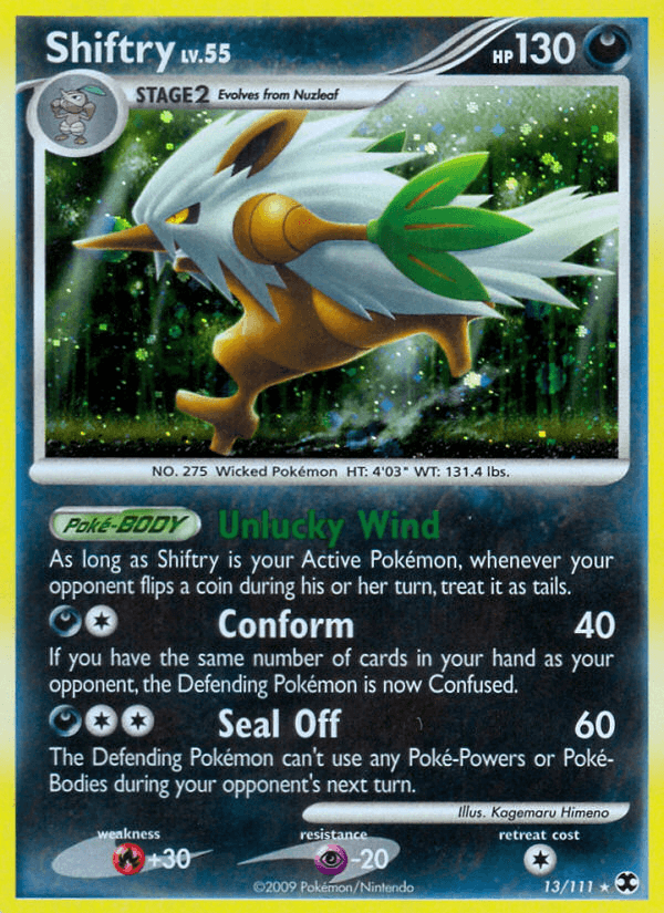 Carta Pokémon Shiftry 13