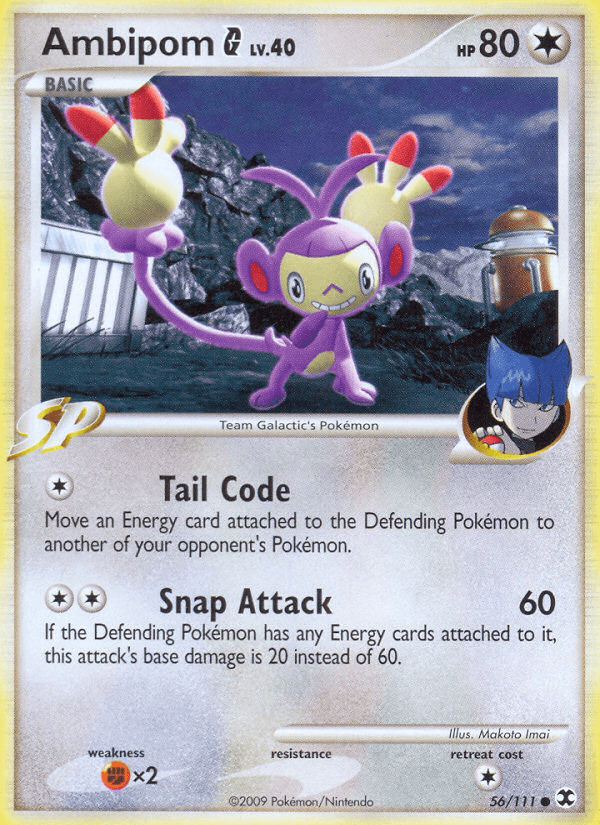 Carta Pokémon Ambipom G 56
