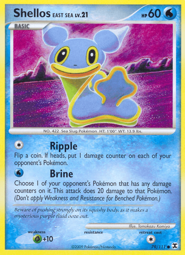 Carta Pokémon Shellos East Sea