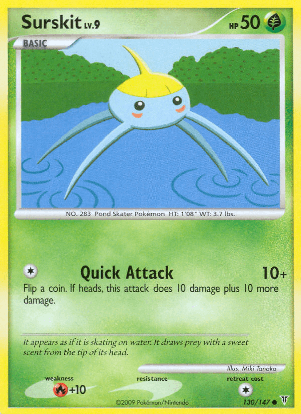 Carta Pokémon Surskit 130