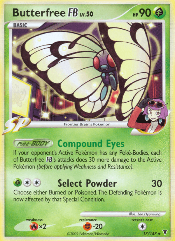 Carta Pokémon Butterfree FB