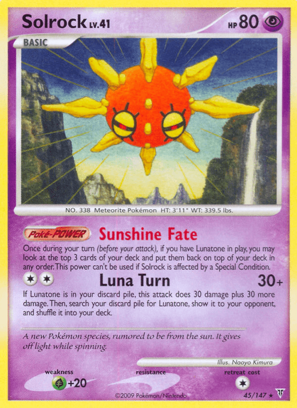 Carta Pokémon Solrock 45