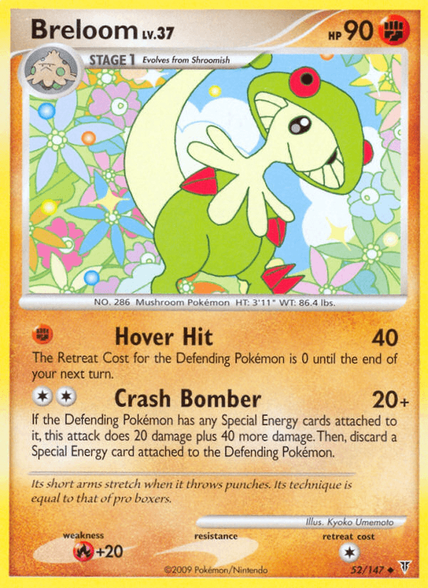 Carta Pokémon Breloom 52