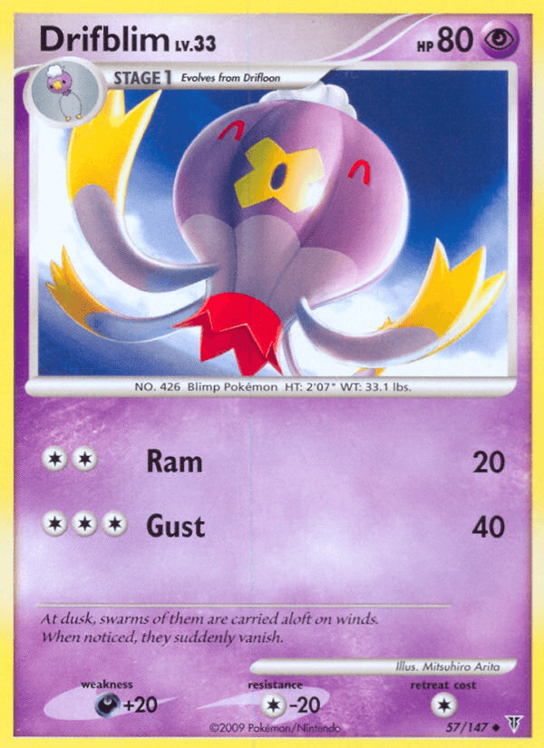 Carta Pokémon Drifblim 57