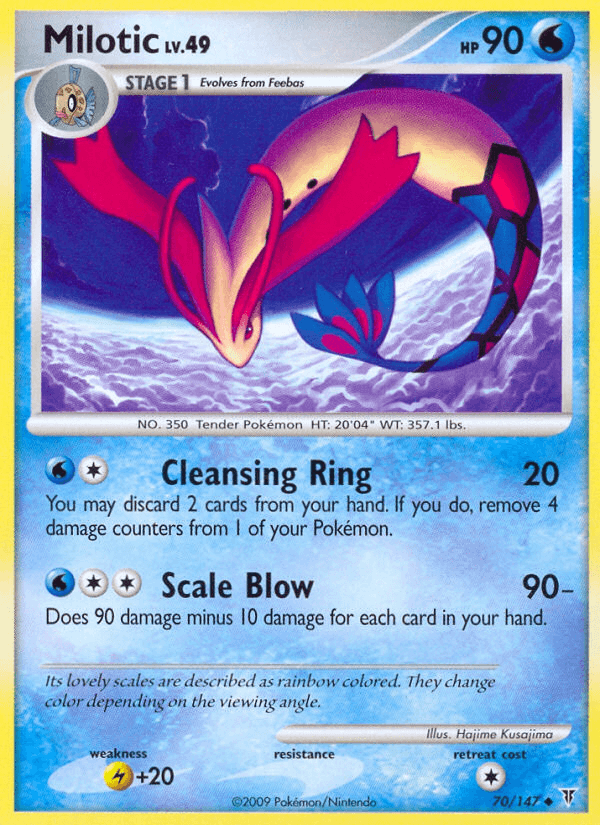 Carta Pokémon Milotic 70