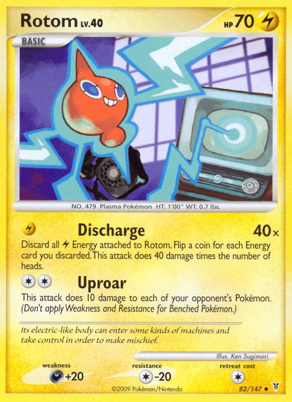 Carta Pokémon Rotom 82