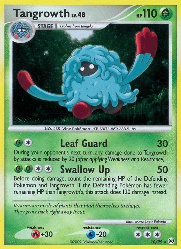 Carta Pokémon Tangrowth 10