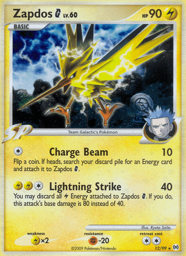 Carta Pokémon Zapdos G 12
