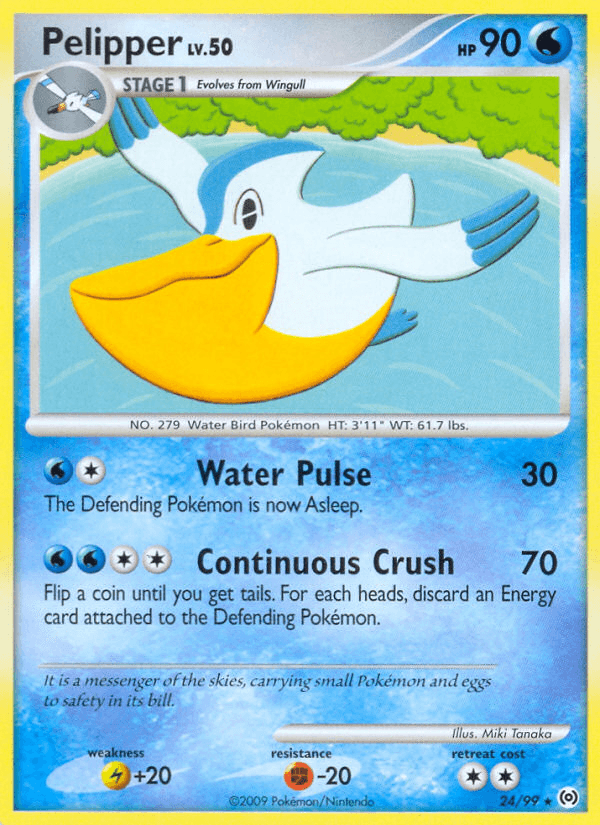 Carta Pokémon Pelipper 24