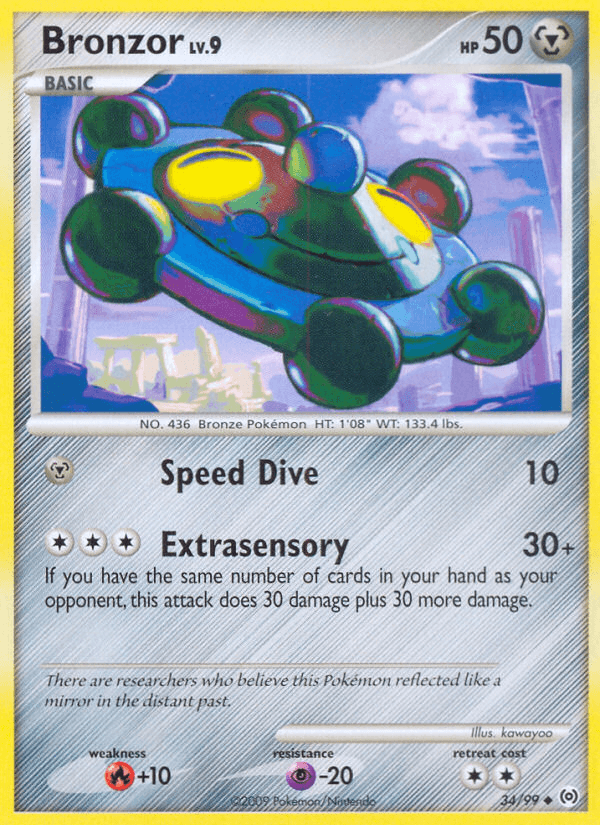Carta Pokémon Bronzor 34