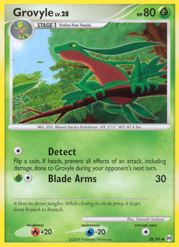 Carta Pokémon Grovyle 38