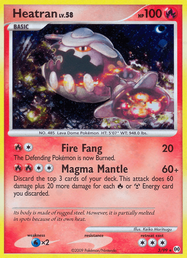 Carta Pokémon Heatran 3