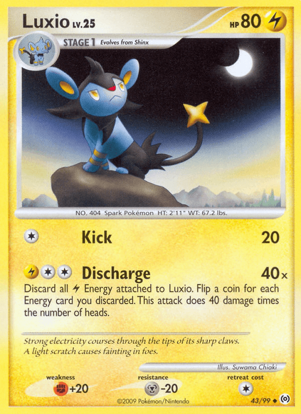 Carta Pokémon Luxio 43