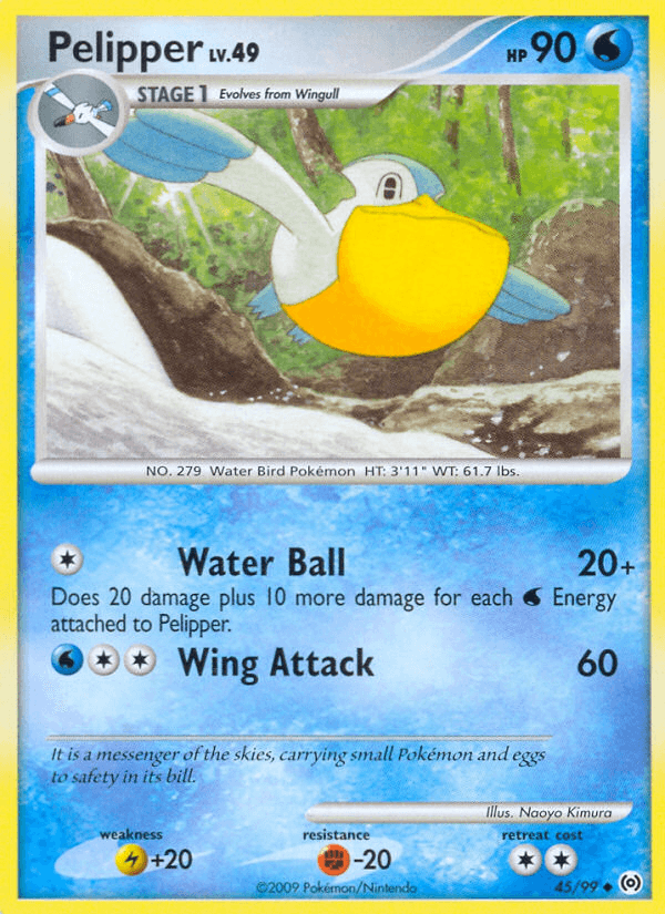 Carta Pokémon Pelipper 45