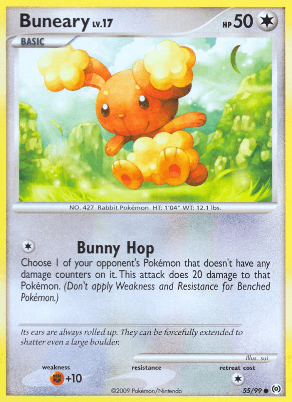 Carta Pokémon Buneary 55