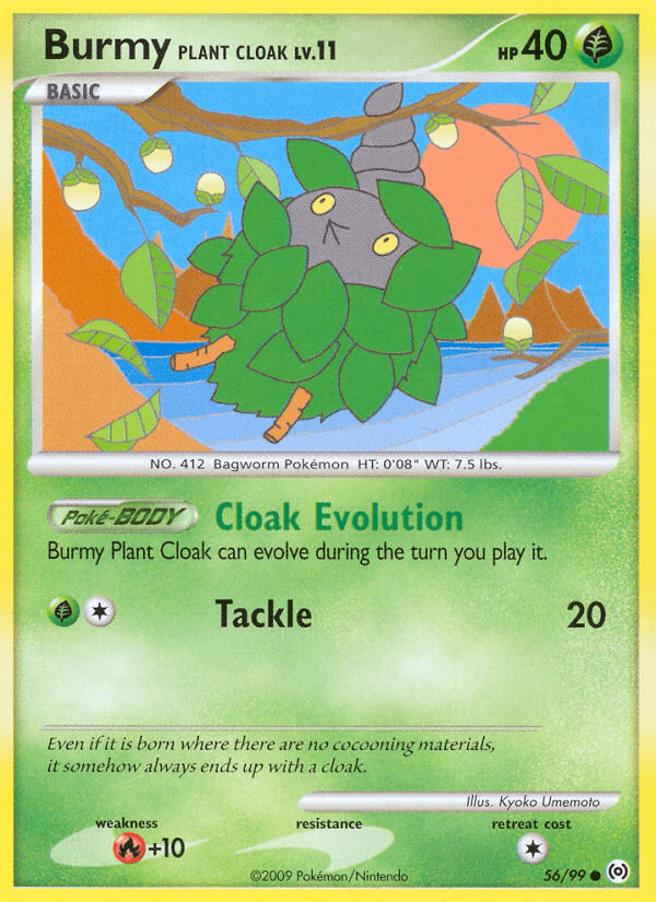 Carta Pokémon Burmy Plant Cloak
