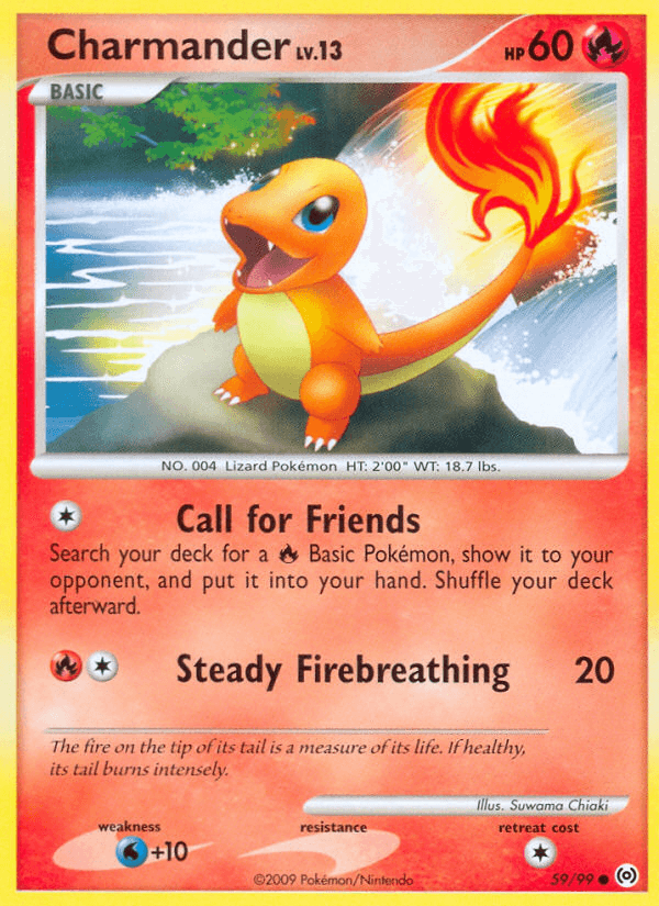 Carta Pokémon Charmander 59 de Arceus