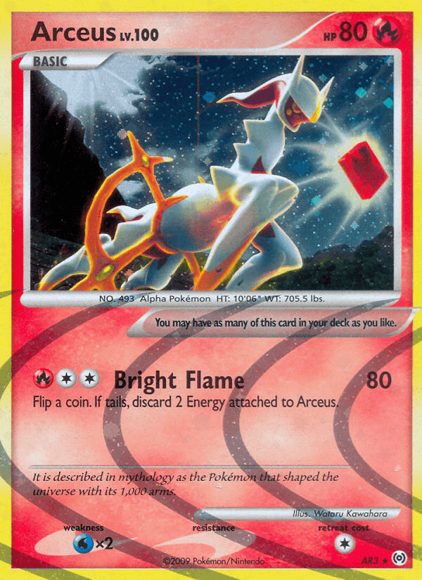 Carta Pokémon Arceus
