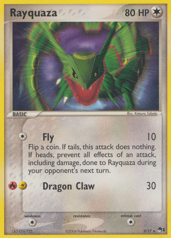 Carta Pokémon Rayquaza 3