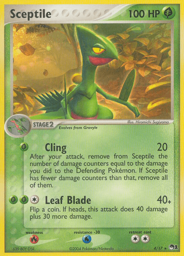 Carta Pokémon Sceptile 4