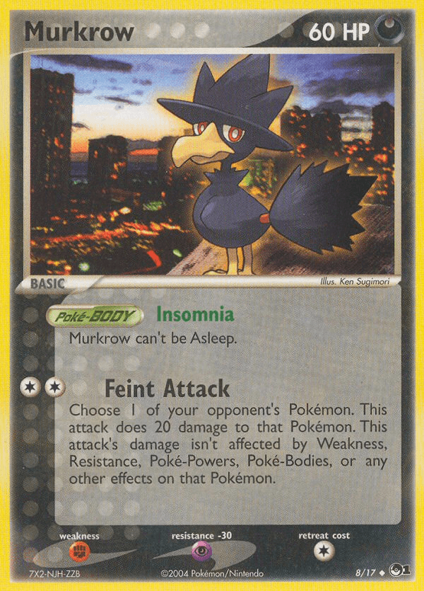 Carta Pokémon Murkrow 8